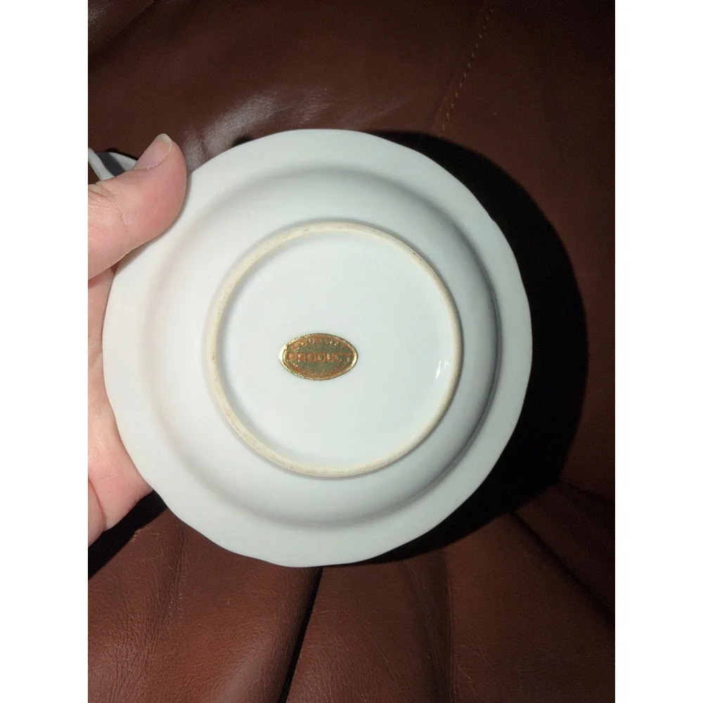 Vintage Yellowstone National Park Miniature Pitcher and Saucer Set Old Faithful - Picture 5 of 5